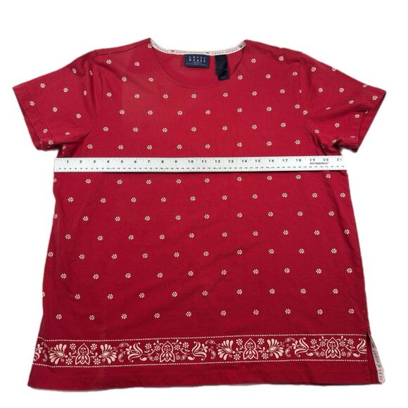 crazy horse liz claiborne Red Top Size XL - Picture 7 of 7